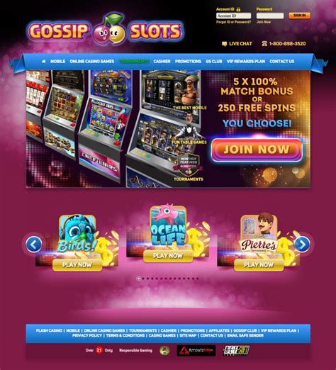 Gossip slots casino bonus